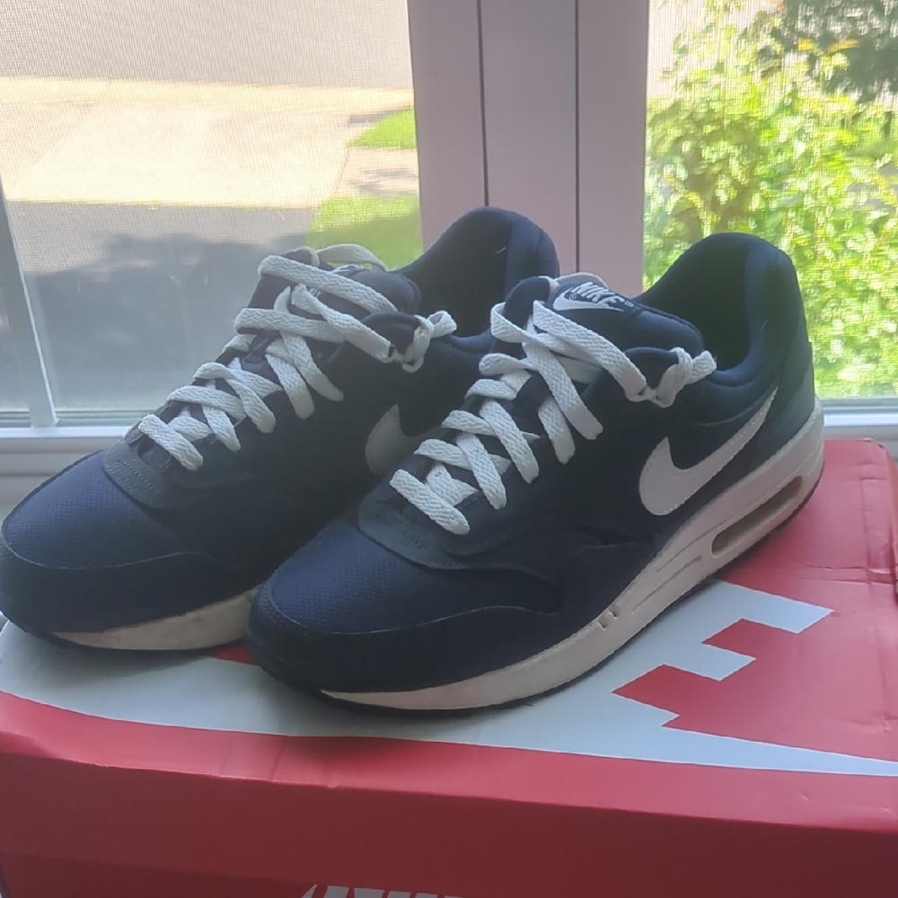 Nike Black and Blue Air Max 1(GS)